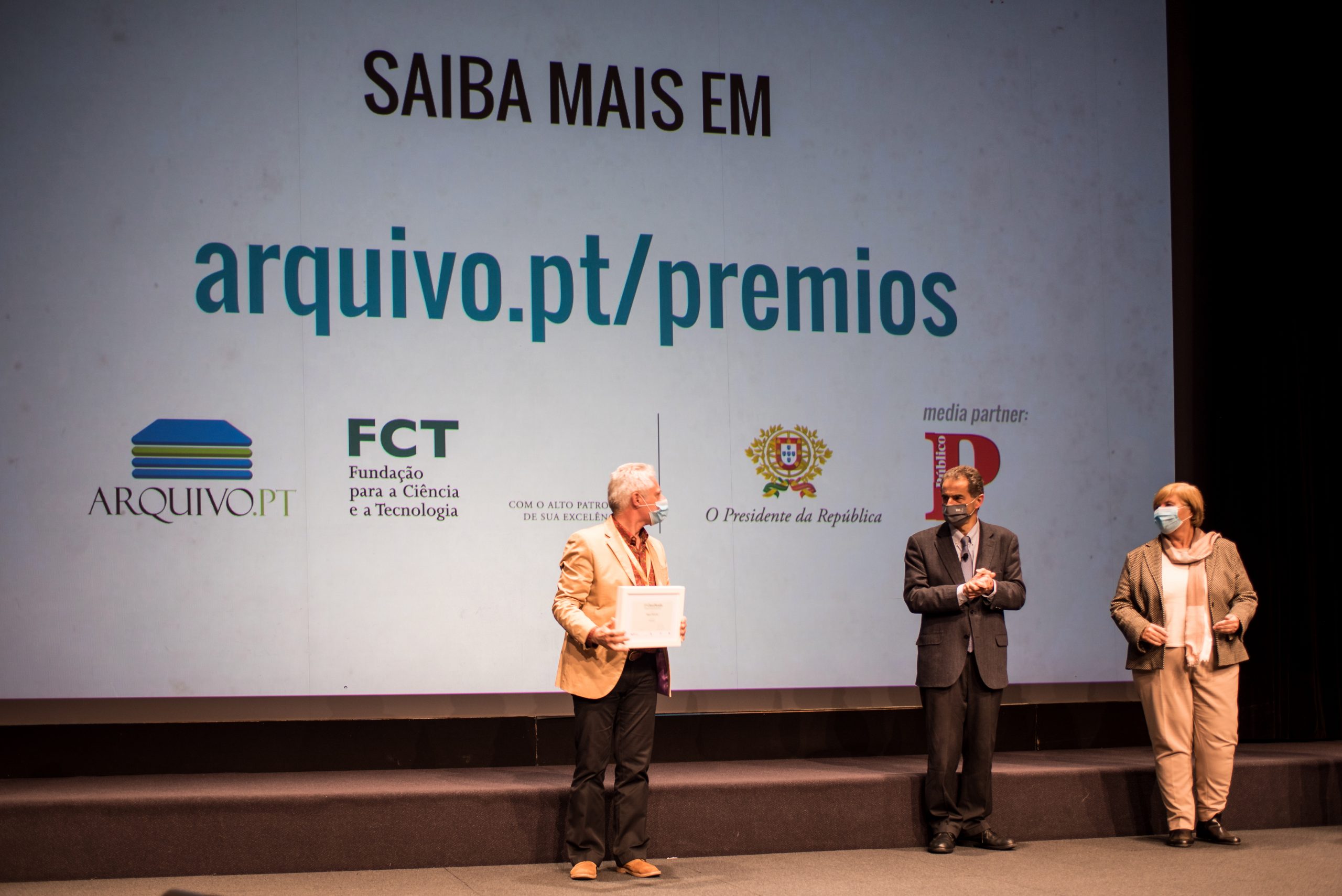 Entrega de prémios na sessão de encerramento do Encontro Ciência 2020