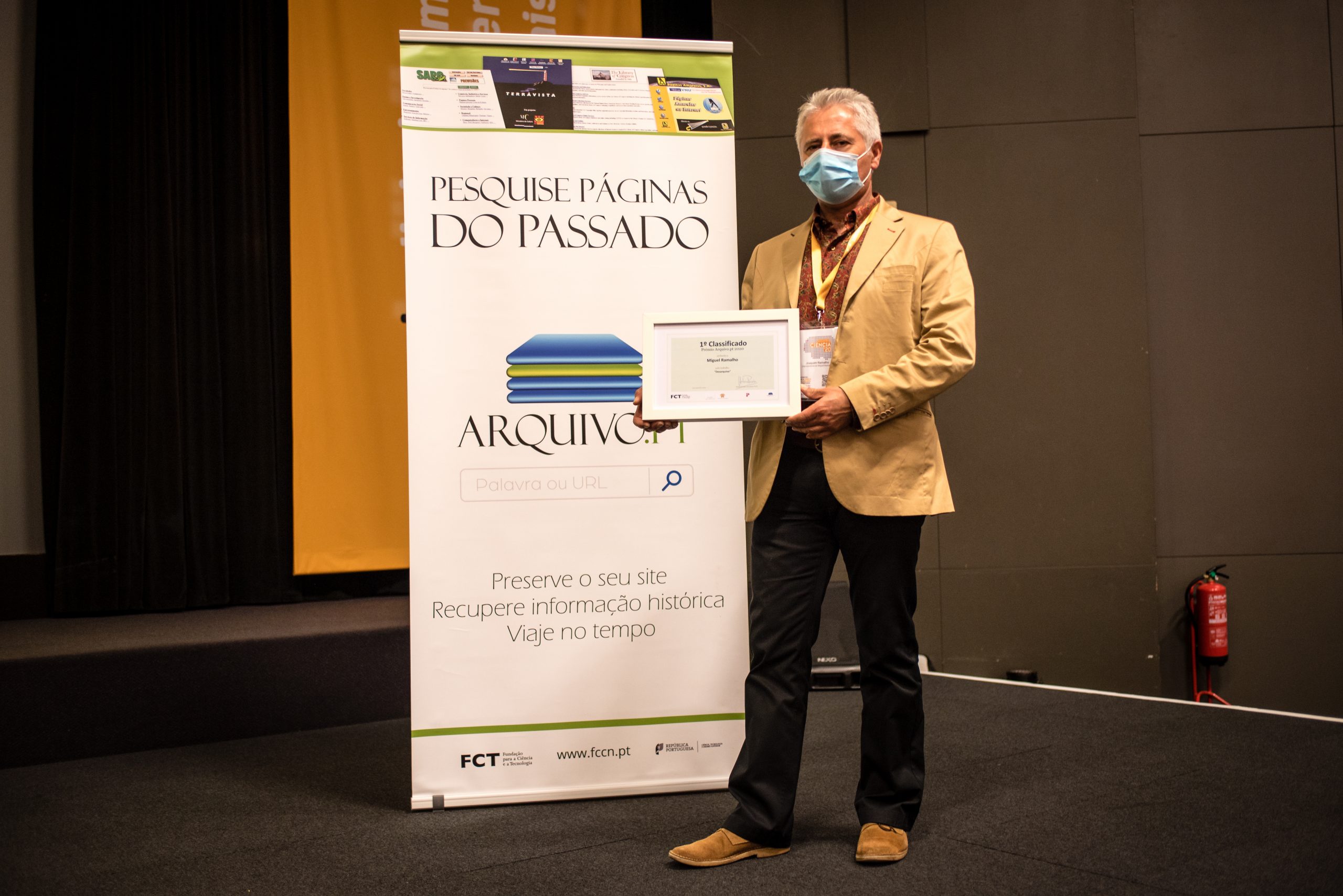 Entrega de prémios na sessão de encerramento do Encontro Ciência 2020