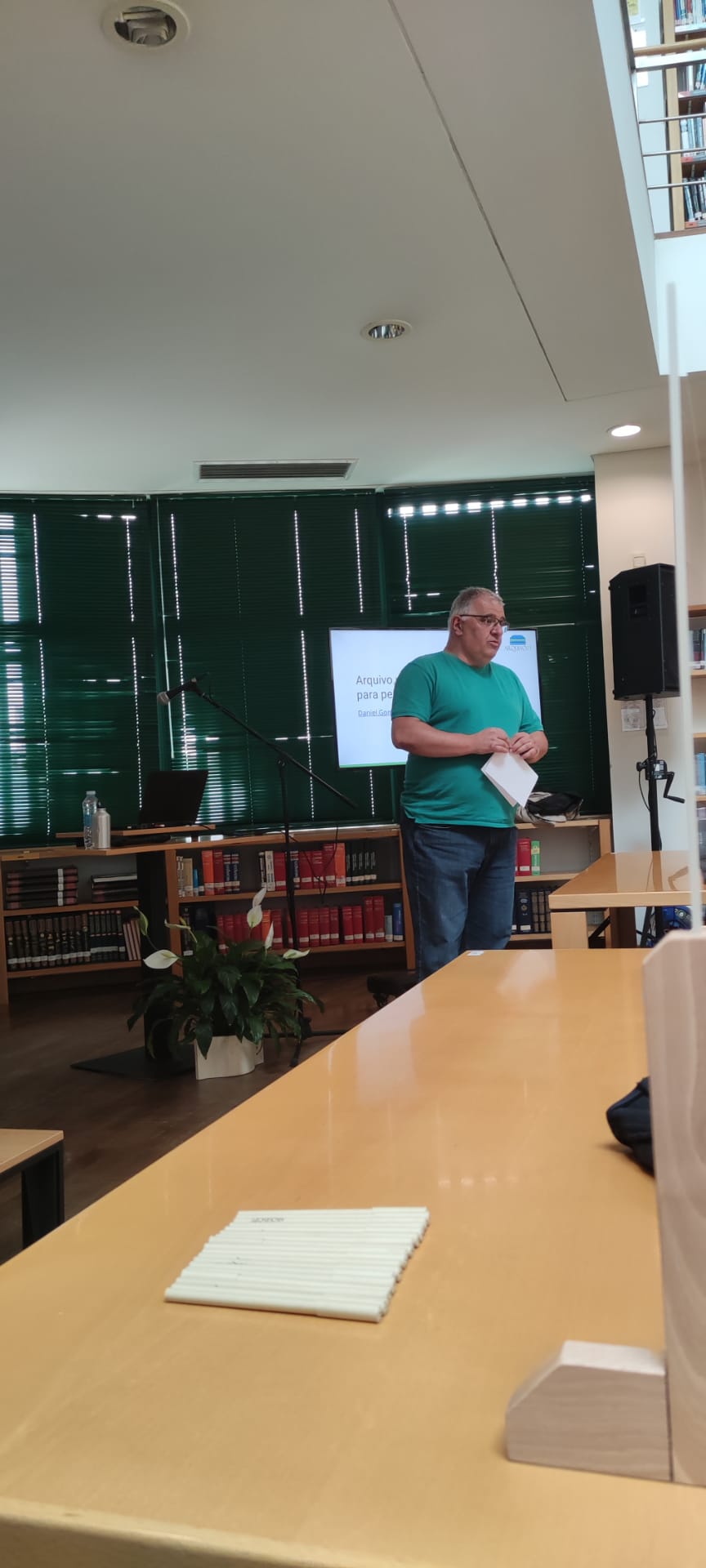 Sessão de formação na Biblioteca da ESTGV