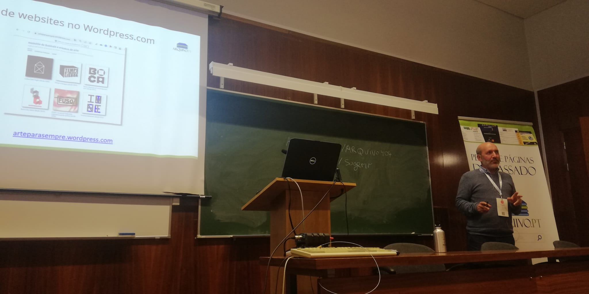 Ricardo Basílio na sessão do Arquivo.pt nas Jornadas FCCN 2022 em Viseu