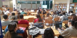 Sessão de formação na Biblioteca da ESTGV