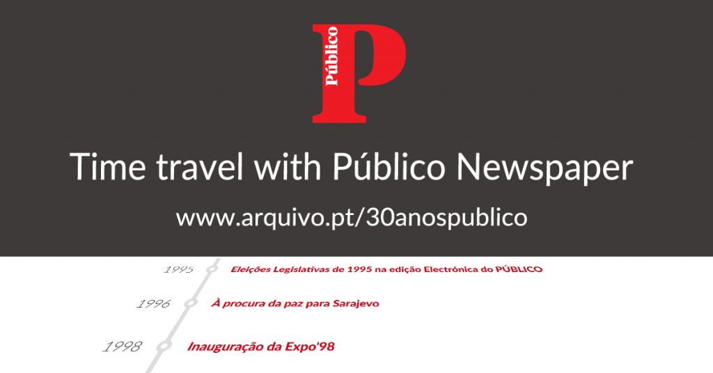 Time Travel of Público Newspaper - card