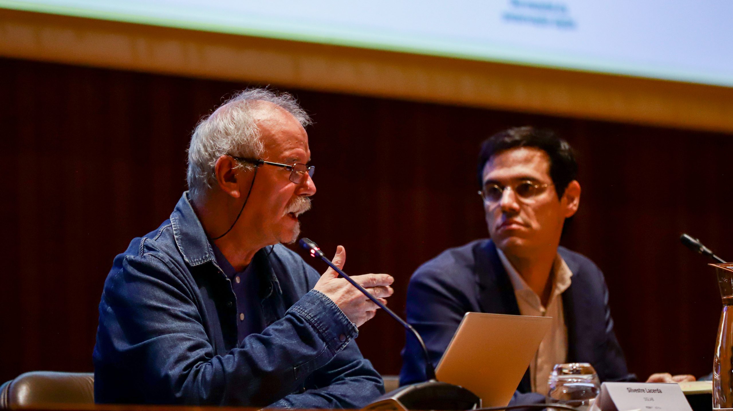 Sessão de Abertura - Silvestre Lacerda, Diretor da DGLAB e Francisco Santos, Vice-Presidente da FCT
