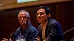 Sessão de Abertura - Silvestre Lacerda, Diretor da DGLAB e Francisco Santos, Vice-Presidente da FCT