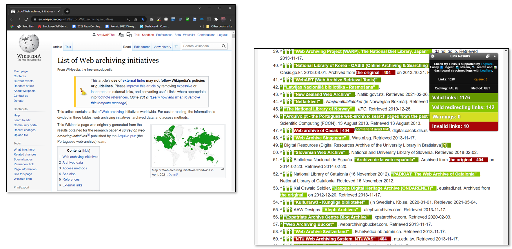 Conheça os códigos, Wiki