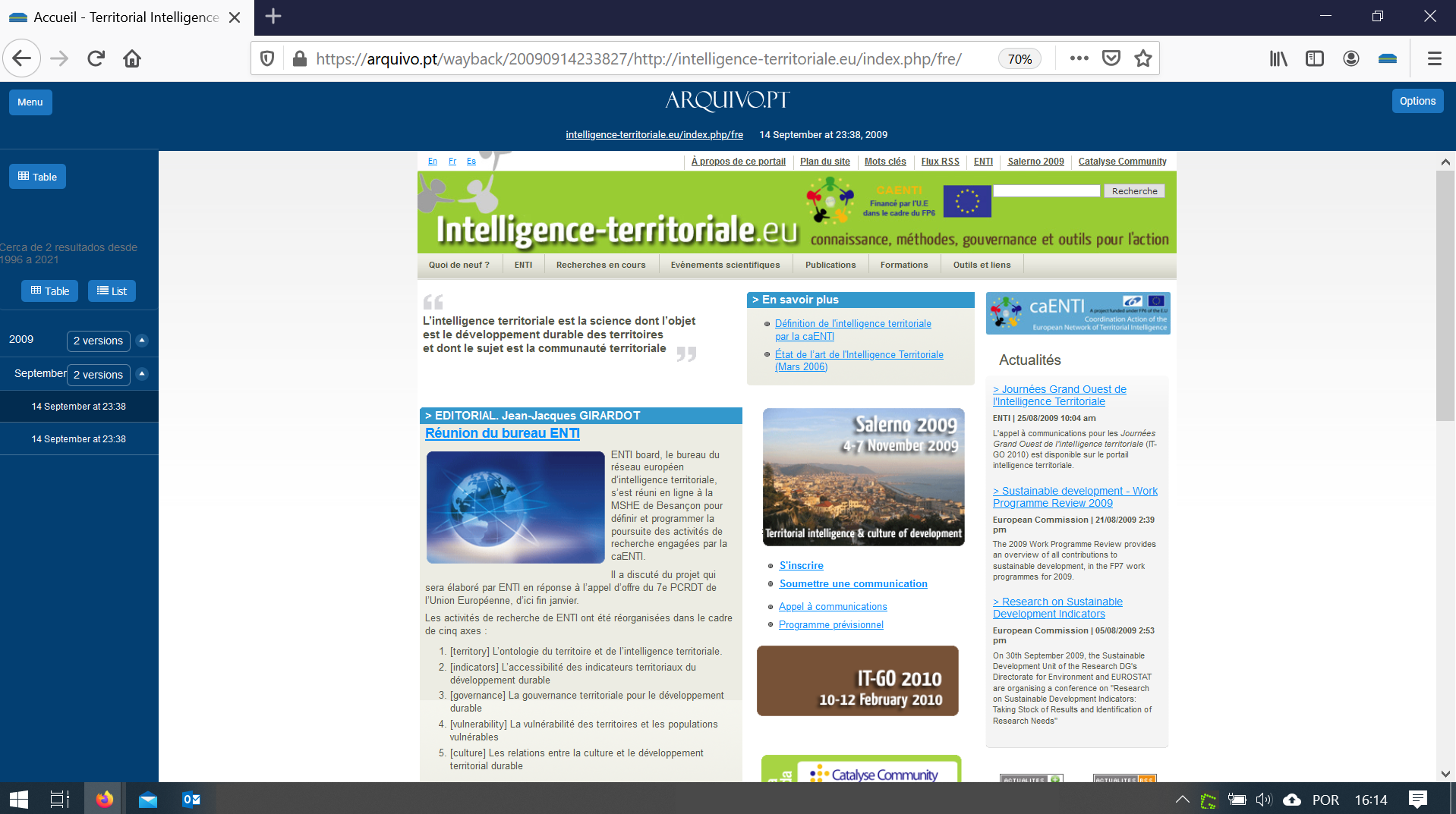 print homepage intelligence-territoriale.eu