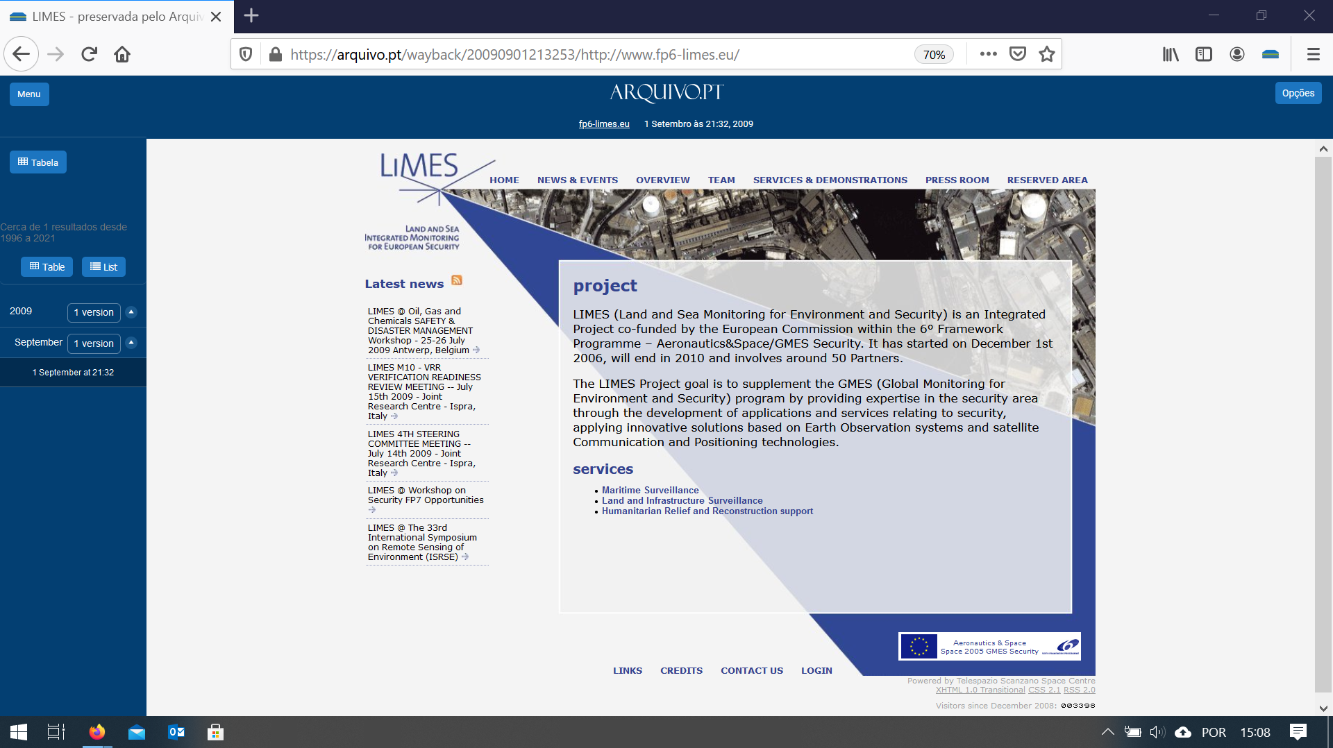 homepage www-imes-fp6-limes-eu